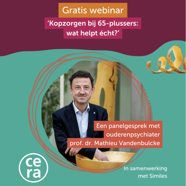 Webinar 'Kopzorgen bij 65-plussers'