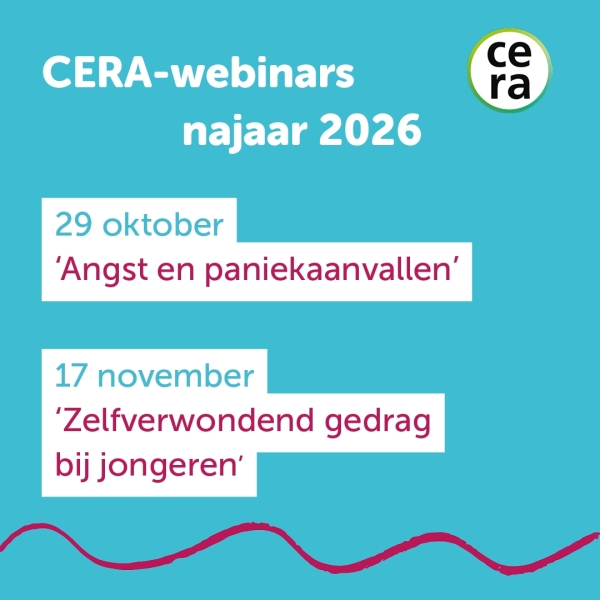 Cera-webinars over geestelijke gezondheid